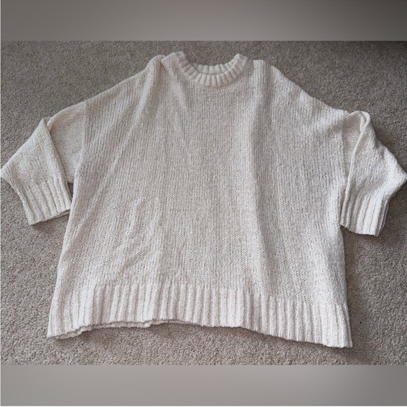 Plus Size Aerie Buttercream Crew Neck Sweater - Picture 2 of 6